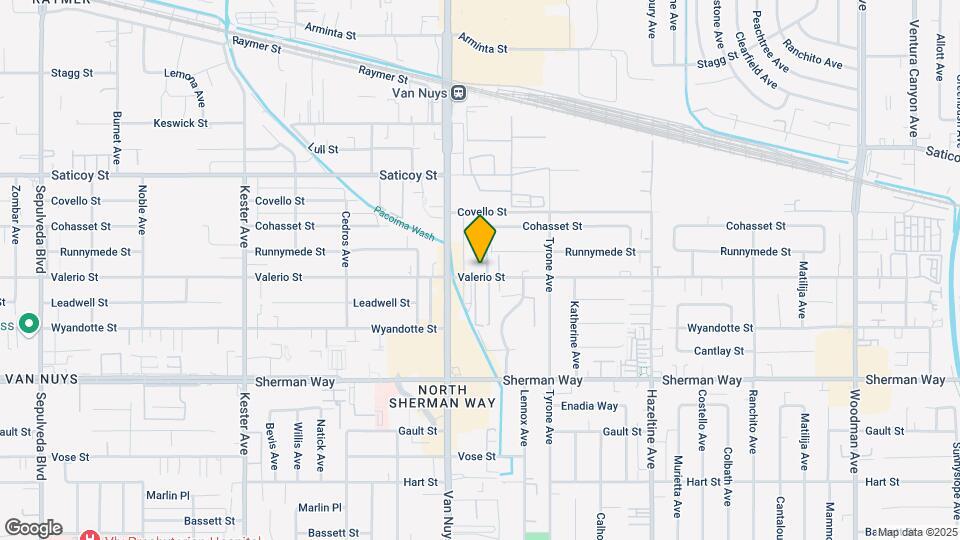 14417 Valerio St Map and Location Details