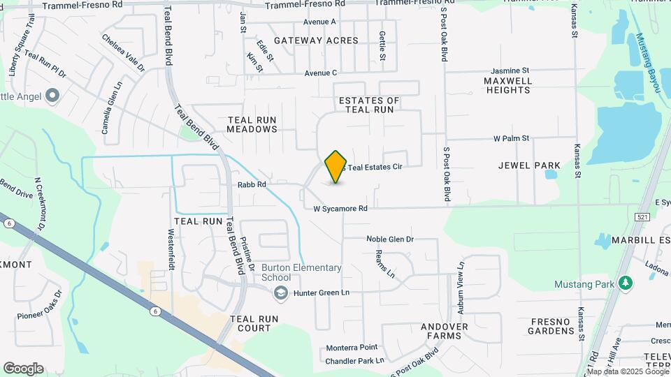4123 Teal Valley Ct Map and Location Details