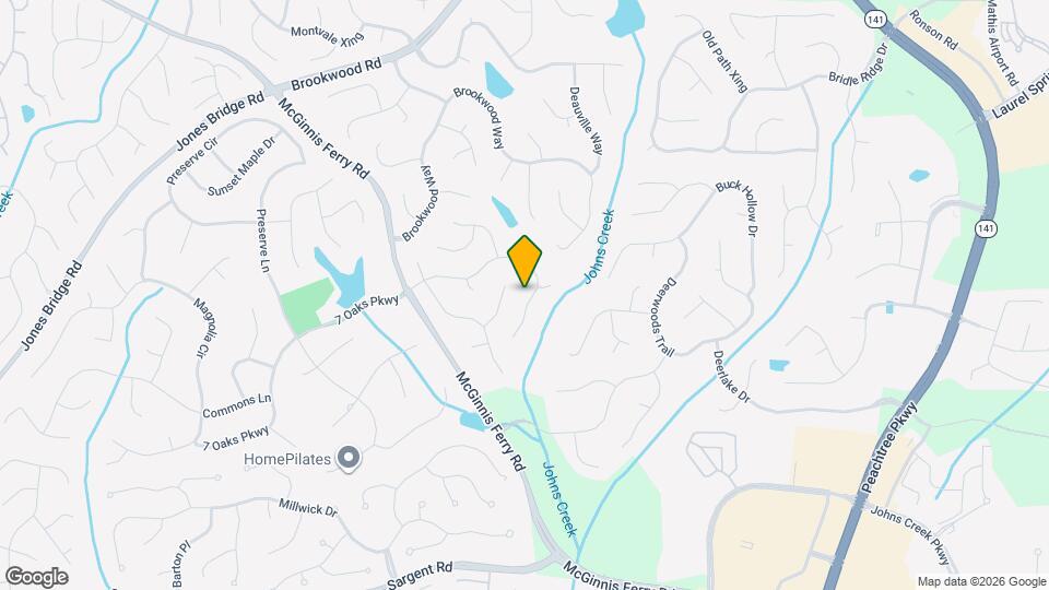 7320 Brassfield Dr Map and Location Details