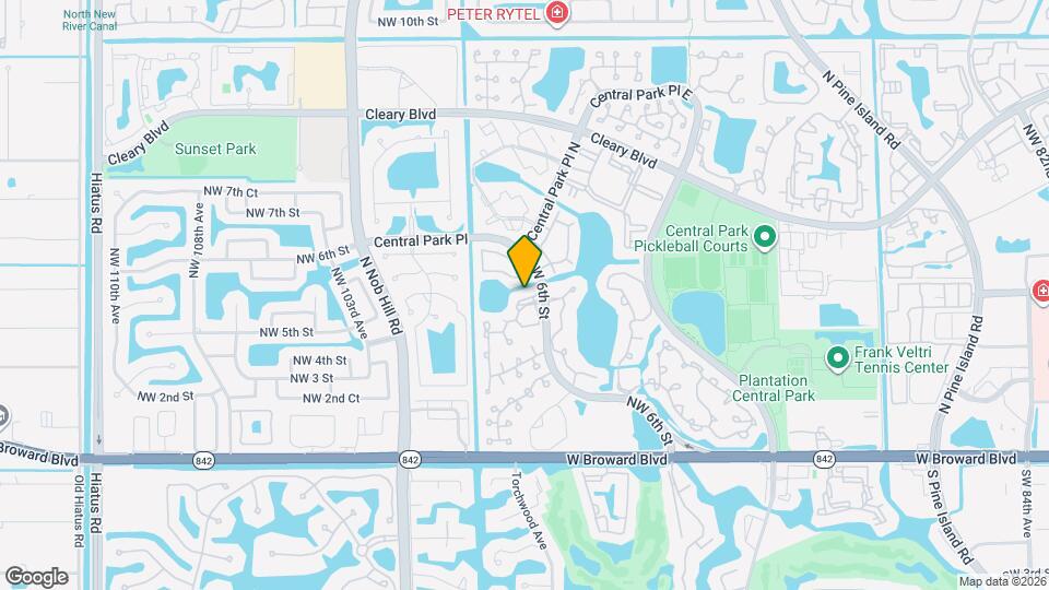 9851 NW 3rd Ct Map and Location Details