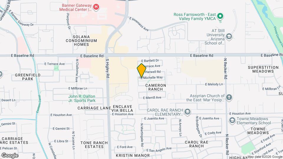 3439 E Michelle Way Map and Location Details