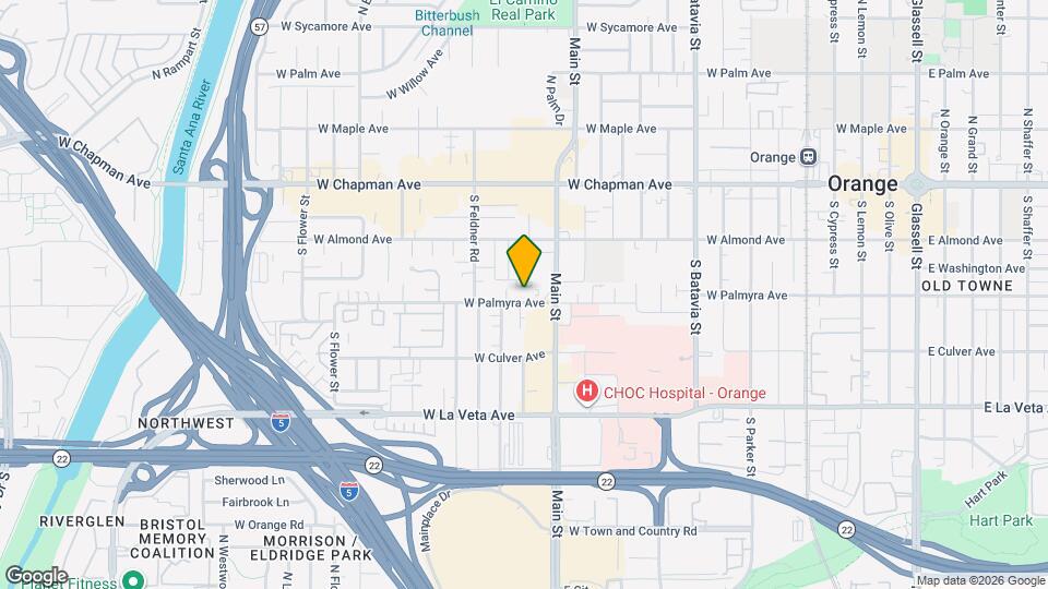 Mardi Gras Apartments Map and Location Details