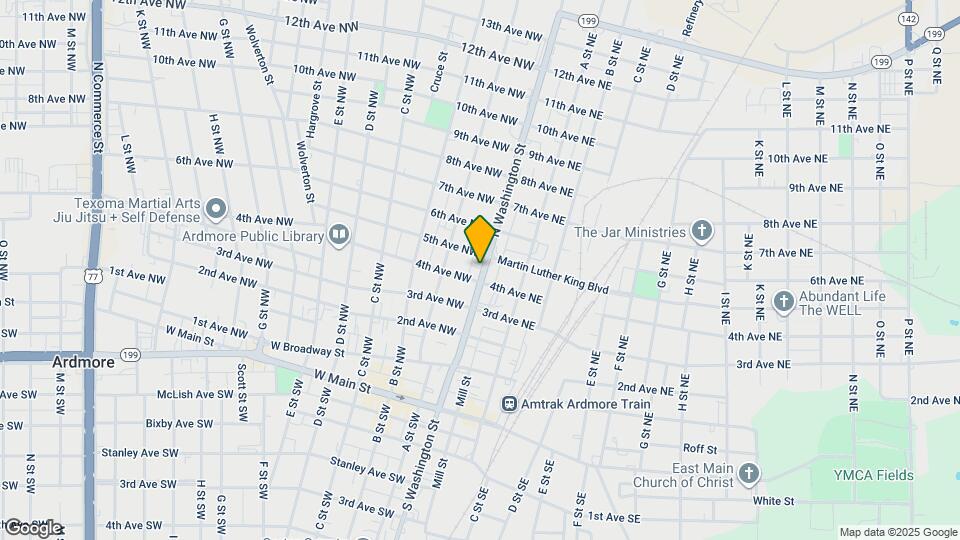 409 N Washington St Map and Location Details