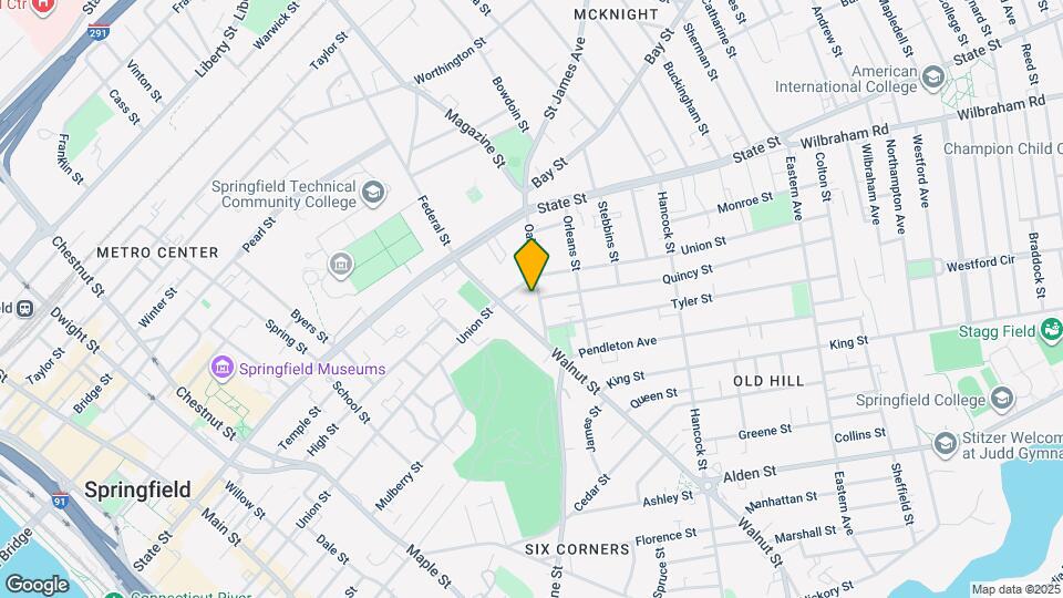 74 Oak St Map and Location Details