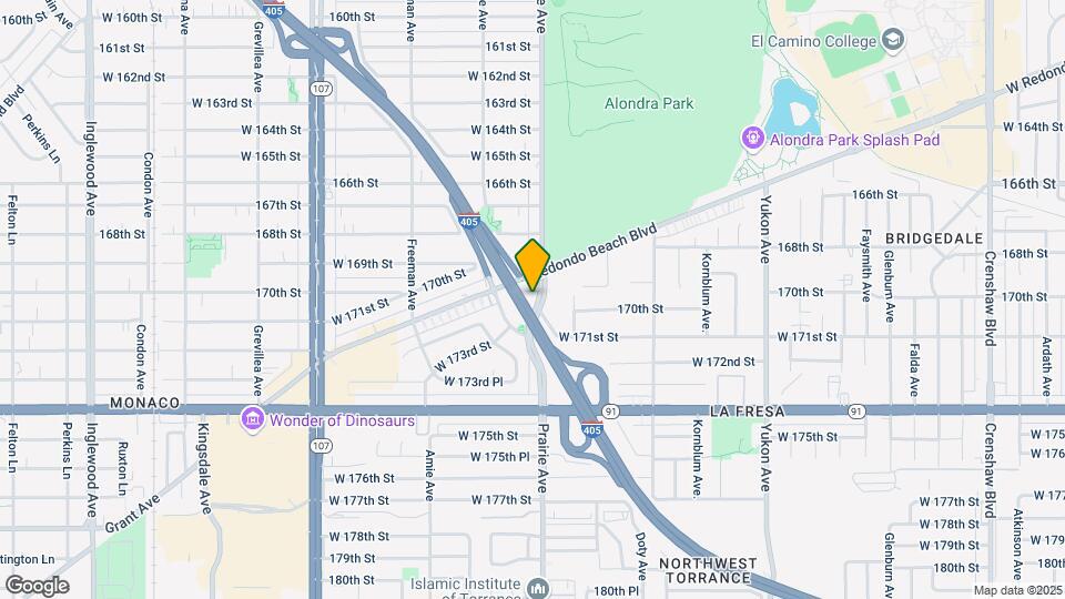 16925 Prairie Ave Mapa y Detalles de la Ubicación