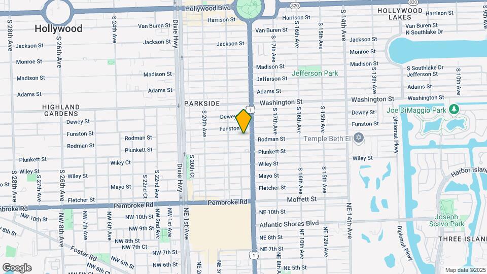 1817 Rodman St Map and Location Details