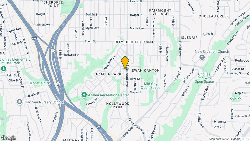 2914 Fairmount Ave Map and Location Details