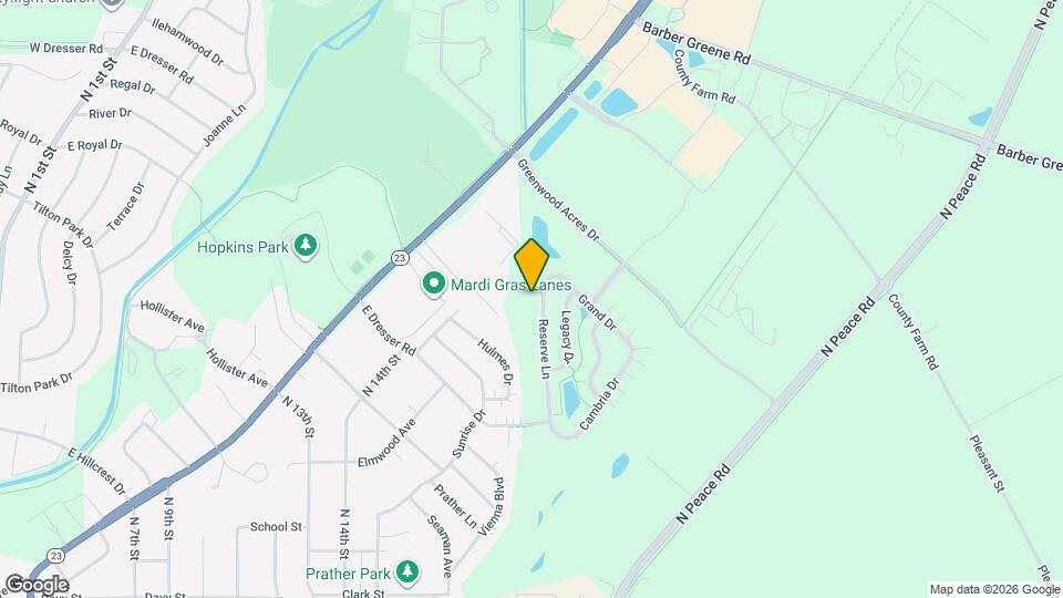 1535 Reserve Ln Map and Location Details