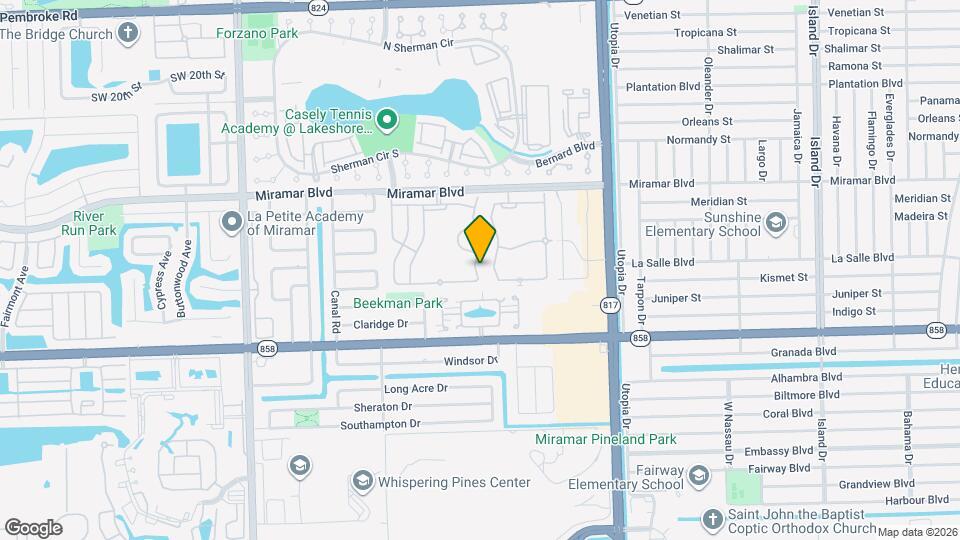 2827 SW 83rd Terrace Map and Location Details