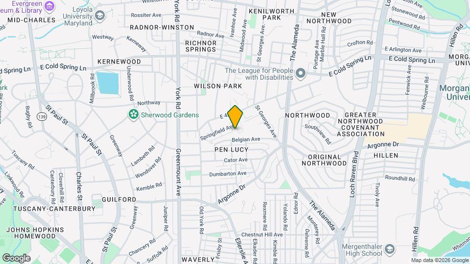 4206 Ivanhoe Ave Map and Location Details