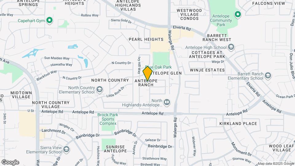 7721 Antelope Hills Dr Map and Location Details