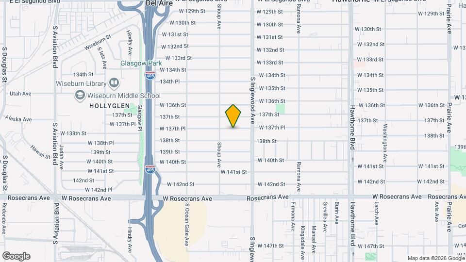 4846 W 137th Pl, Unit D Mapa y Detalles de la Ubicación