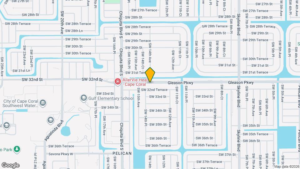 1316 Gleason Pkwy Map and Location Details