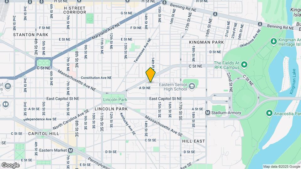 1411 Ames Pl NE-Unit -#A Map and Location Details