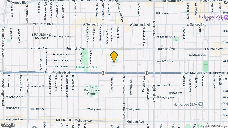1146 N Formosa Ave Map and Location Details