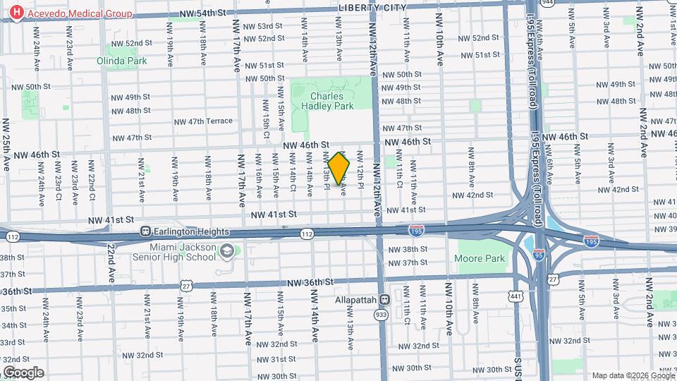 1304 NW 43rd St Map and Location Details