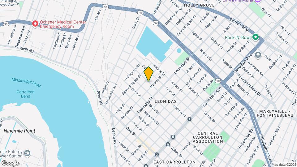 8722-8722 Hickory St Map and Location Details