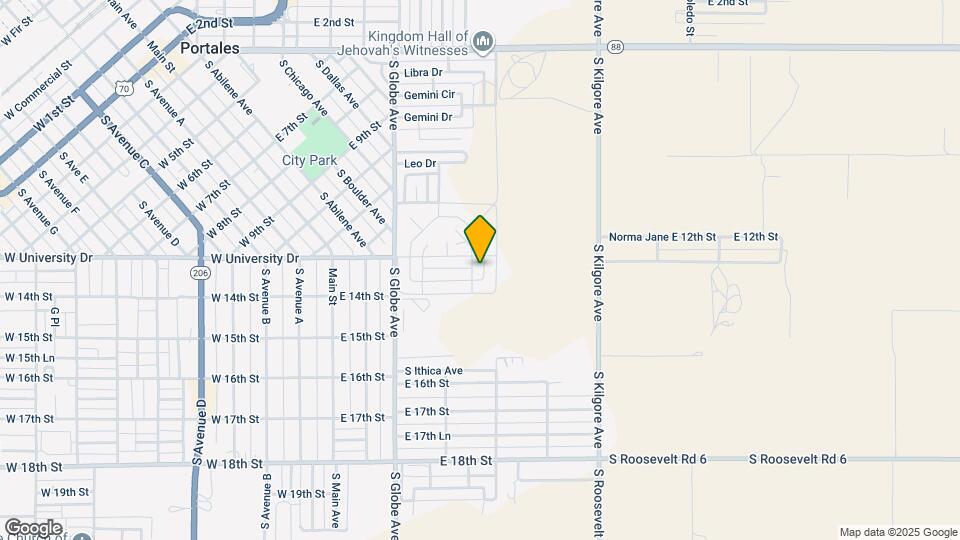 426 E University Dr Map and Location Details