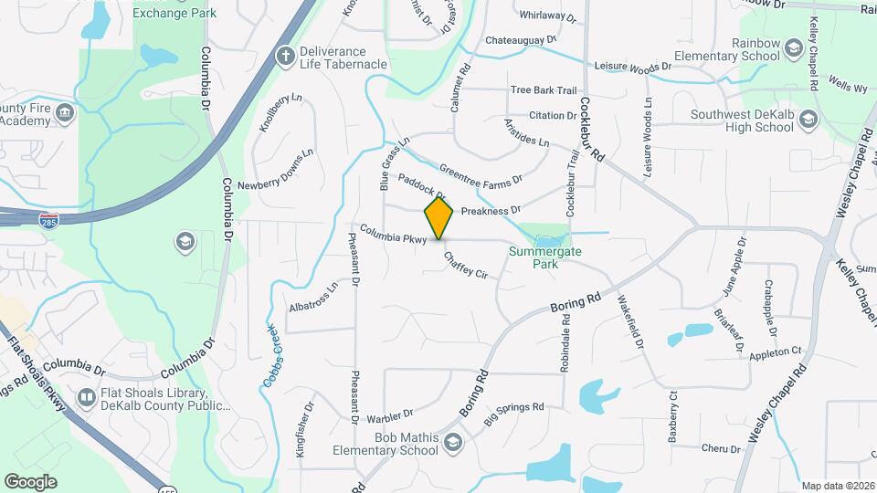 3575 Columbia Pkwy Map and Location Details