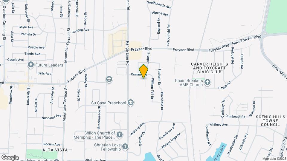 3363 Ladue St Map and Location Details