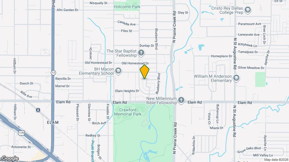 665 Cedarcliff Dr Map and Location Details