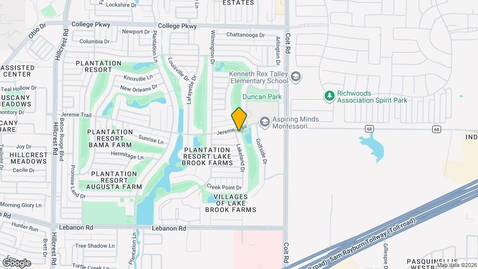 5400 Lakeland Dr Map and Location Details