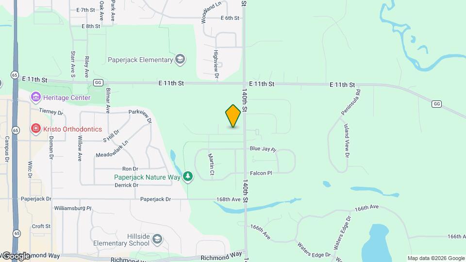 1225-1227 Wisteria Ln Mapa y Detalles de la Ubicación