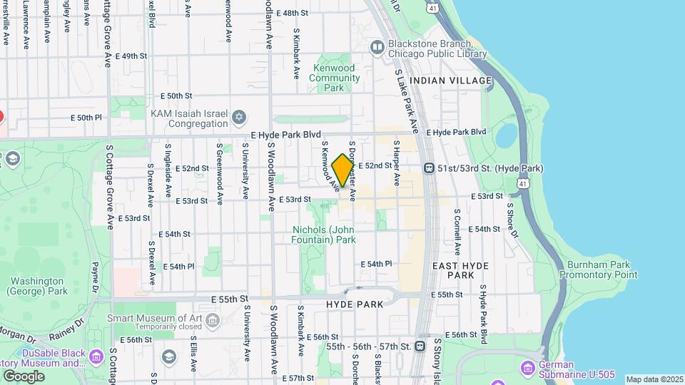 5237-5245 S. Kenwood Avenue Map and Location Details