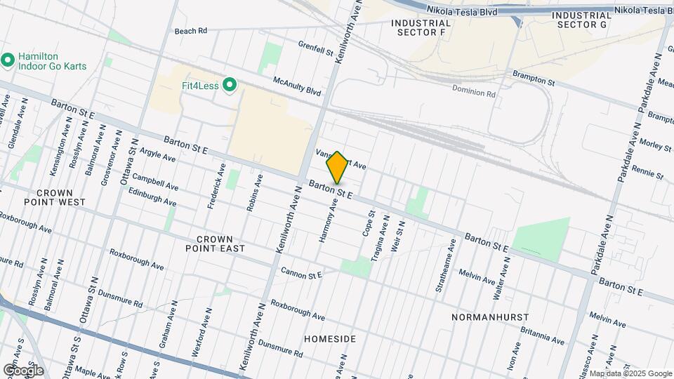 1357 Barton St E Map and Location Details