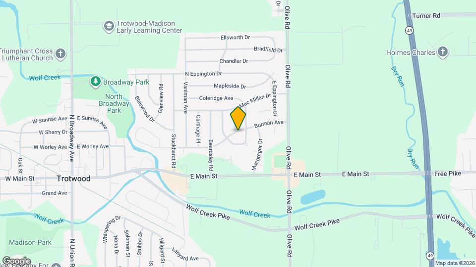 716 Burman Ave Mapa y Detalles de la Ubicación