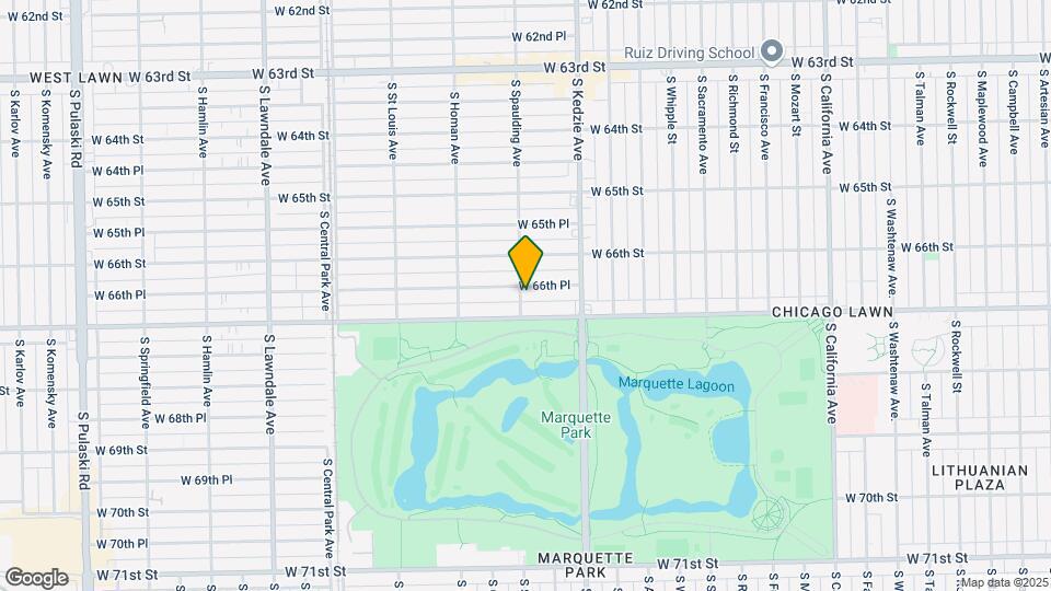 3253 W 66th Pl Mapa y Detalles de la Ubicación