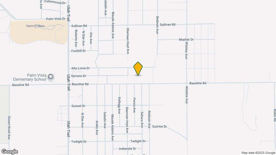 74975 Serrano Dr Map and Location Details