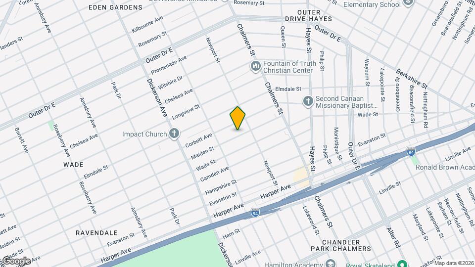 13395 Maiden St Map and Location Details