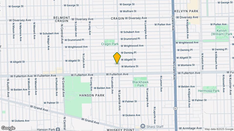 2434 N Laramie Ave Mapa y Detalles de la Ubicación