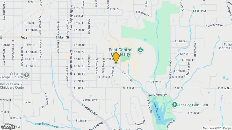 1220 E 15th St Map and Location Details