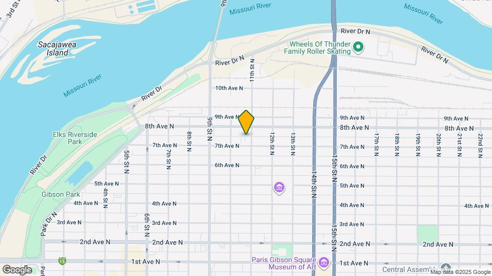 1021 7th Ave N, Unit 1 Map and Location Details