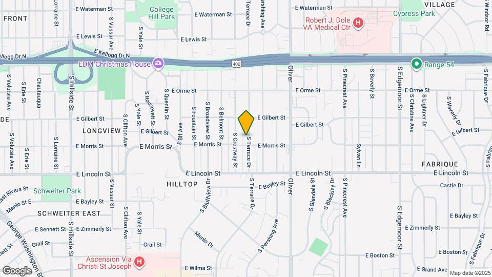 739 S Terrace Dr Map and Location Details