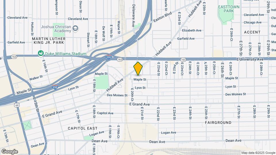 2038 Maple St Map and Location Details