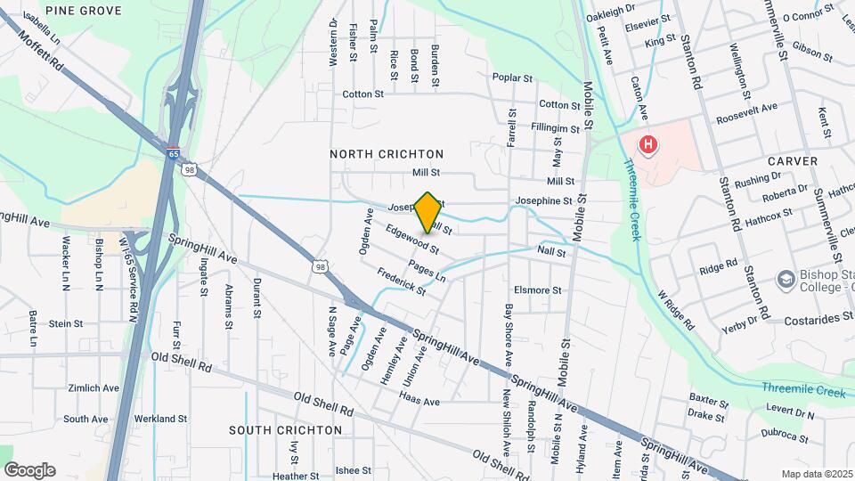 2866 Edgewood St Map and Location Details