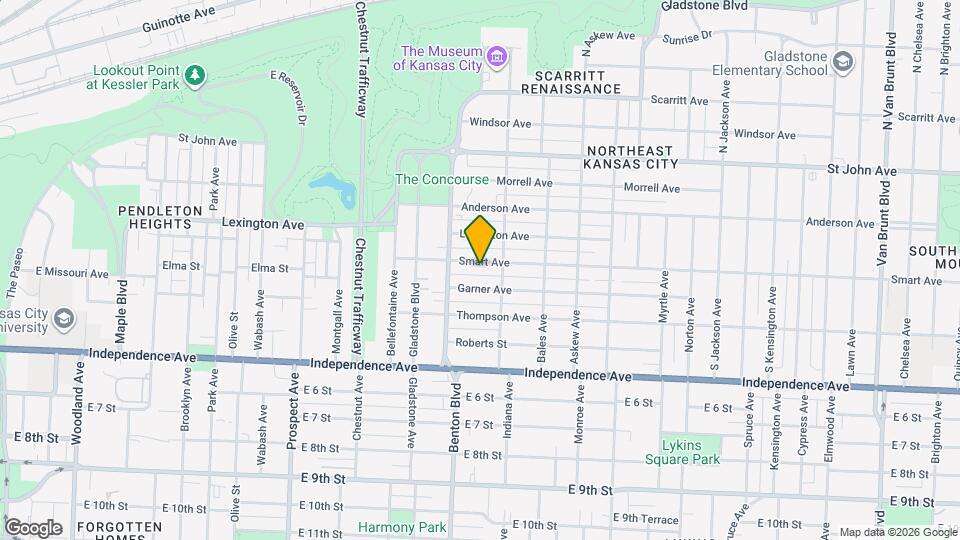 3227 Smart Ave Map and Location Details