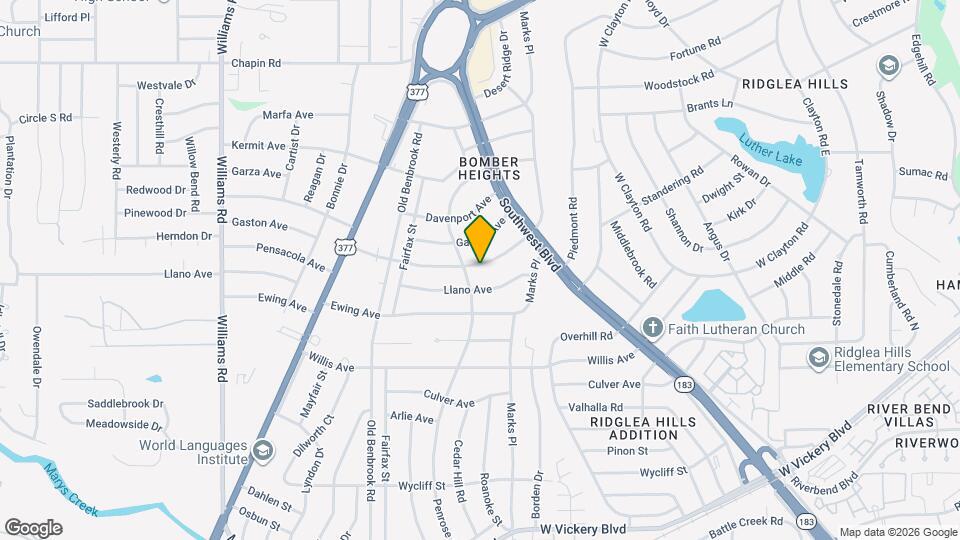 7349 Pensacola Ave Map and Location Details