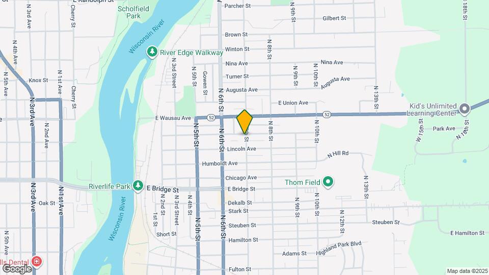 629 Park Ave Map and Location Details