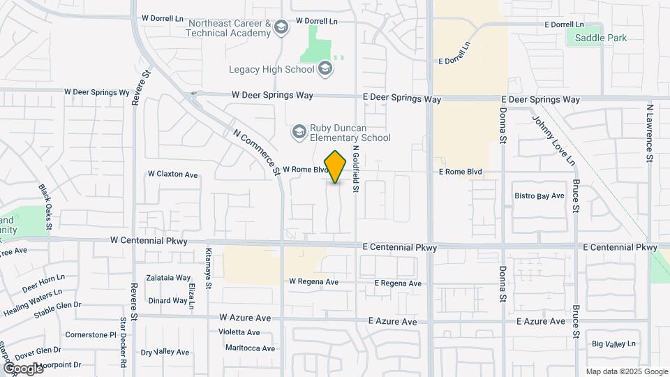 6541 N Butterfly Sky St Map and Location Details