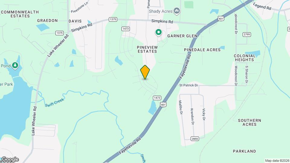 203 Central Townes Wy Map and Location Details