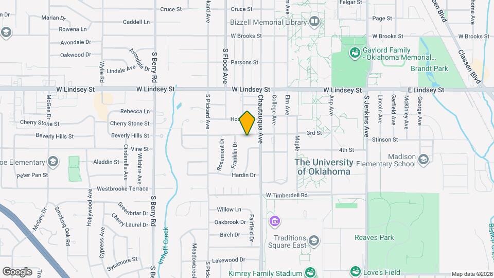 708 Elmwood Dr Map and Location Details