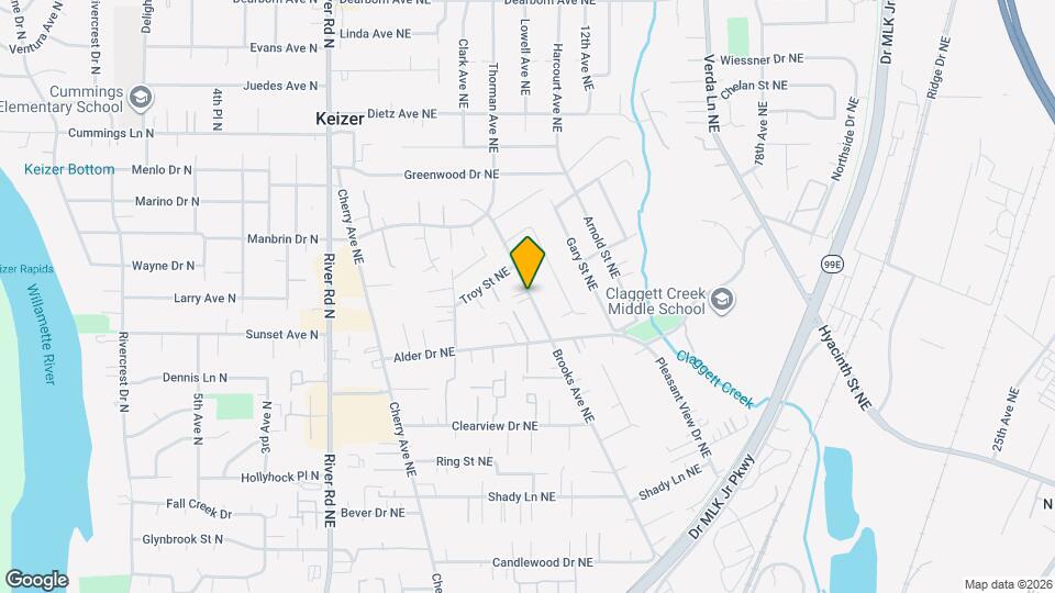 4101 Brooks Ave NE, Unit ( 4101 - CENTER UNIT ) Map and Location Details