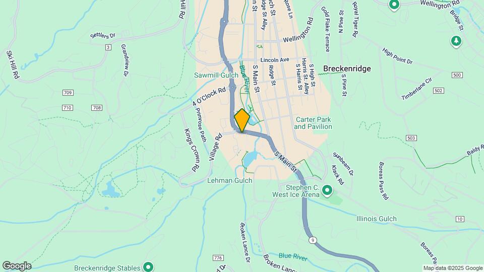 The Village at Breckenridge Map and Location Details