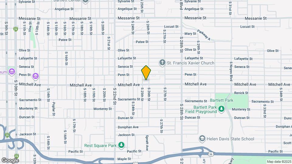 2515 Mitchell Ave Map and Location Details