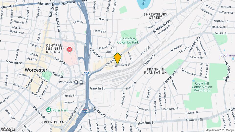 42 E Worcester St Map and Location Details