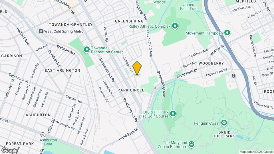 3649 Cottage Ave Map and Location Details